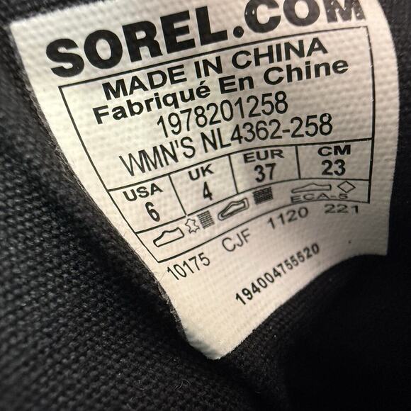 Sorel Hidden Wedge Ankle Boots Women Size 6 Waterproof Joan of Arctic III Lexie - Picture 9 of 9